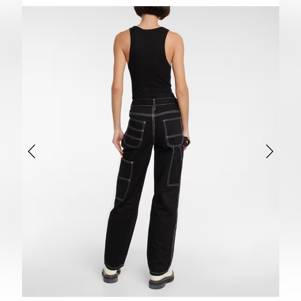 STAUD carpenter jeans w/ contrast stitching